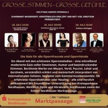 Die etwas andere Operngala 18.07.2026 Kunsthaus Meyenburg